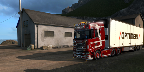 卡车山路运输游戏