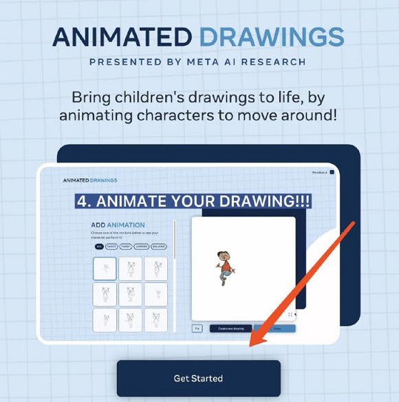AnimatedDrawings网页版